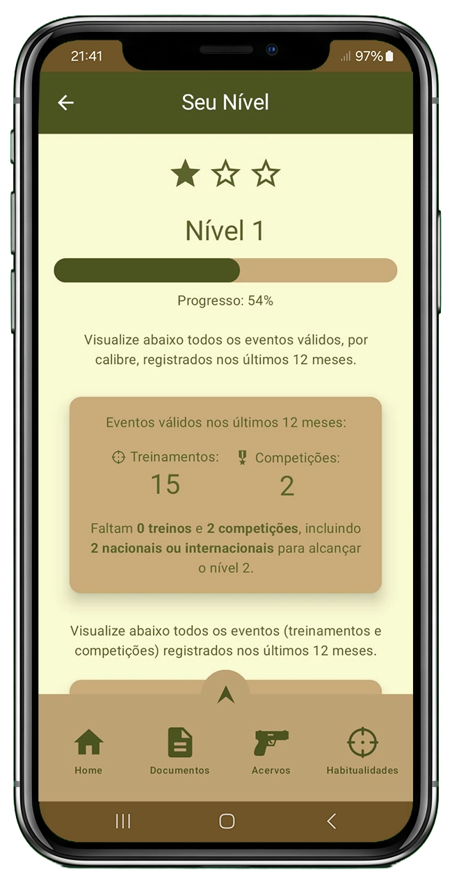 Tela do app CAC Companion (13 de 17)