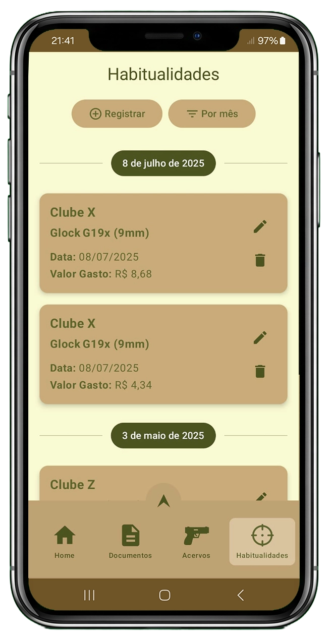 Tela do app CAC Companion (4 de 17)