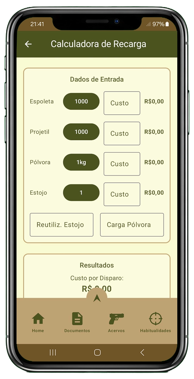 Tela do app CAC Companion (6 de 17)