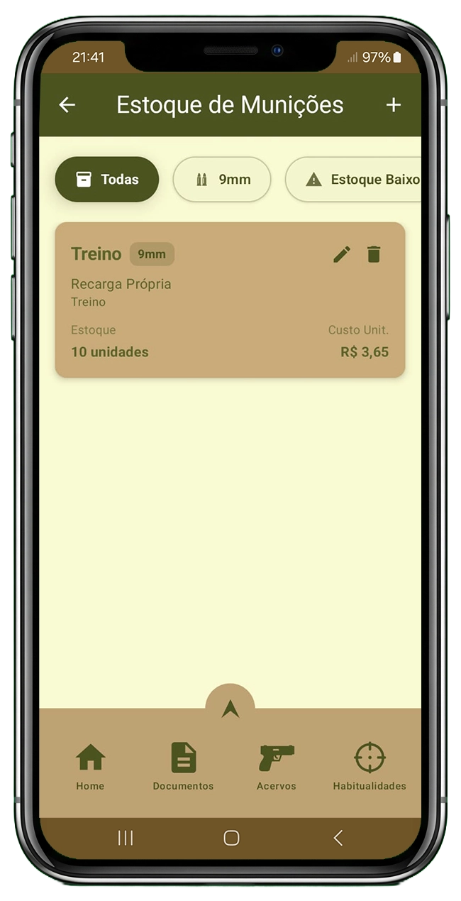 Tela do app CAC Companion (8 de 17)